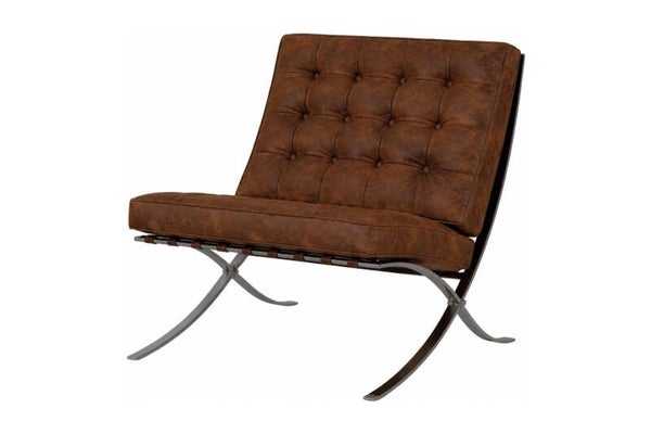 Barcelona Chair Vintage Bruin