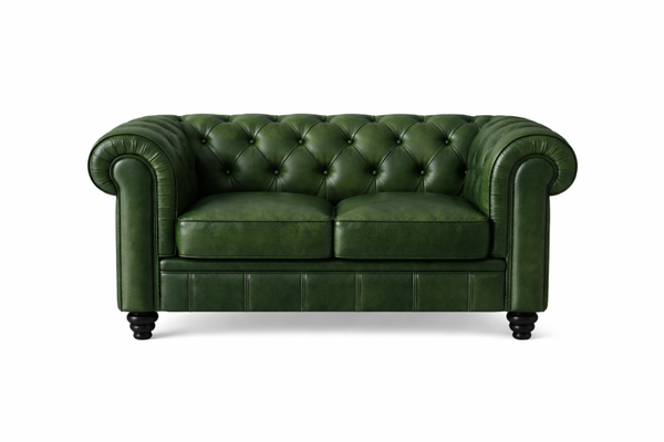 Chesterfield Bank 2-zits Groen