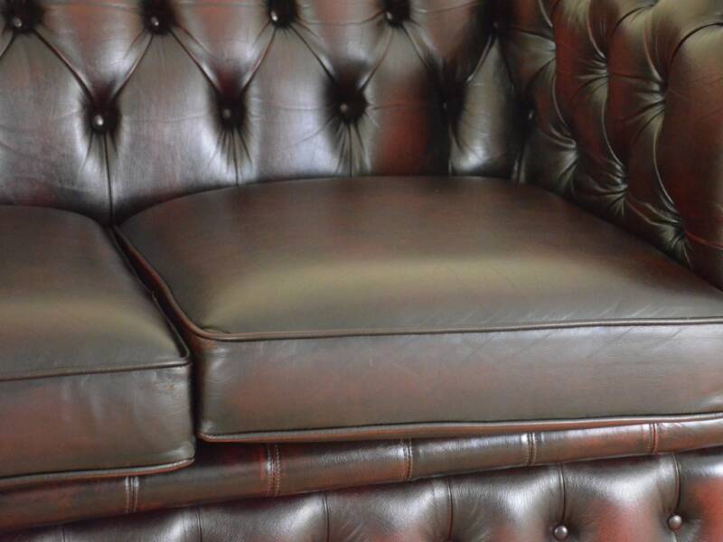 Chesterfield bank bruin donker mokka dark brown sofa banken