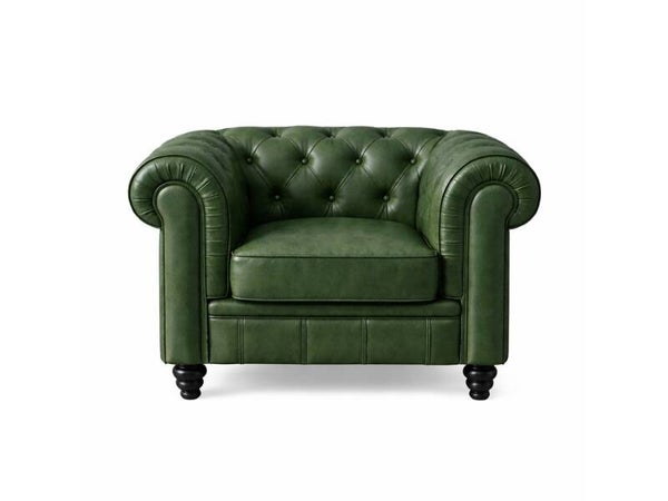 Chesterfield Bank Groen 1-zits