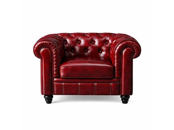Chesterfield Bank Rood 1-zits