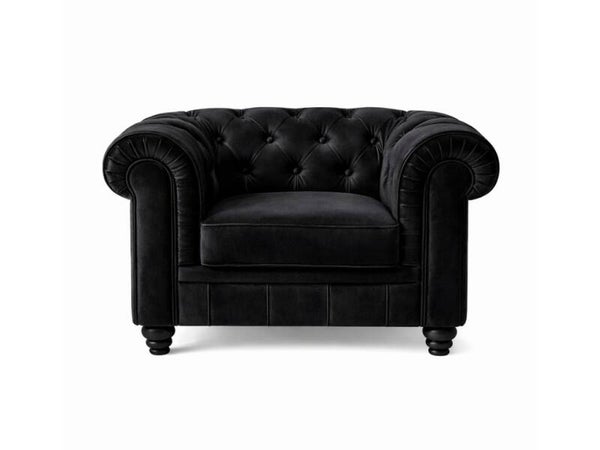 Chesterfield Bank Velvet 1-zits