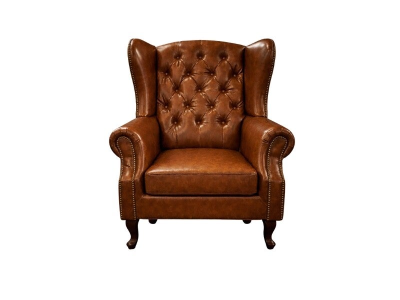 Chesterfield Fauteuil Bruin