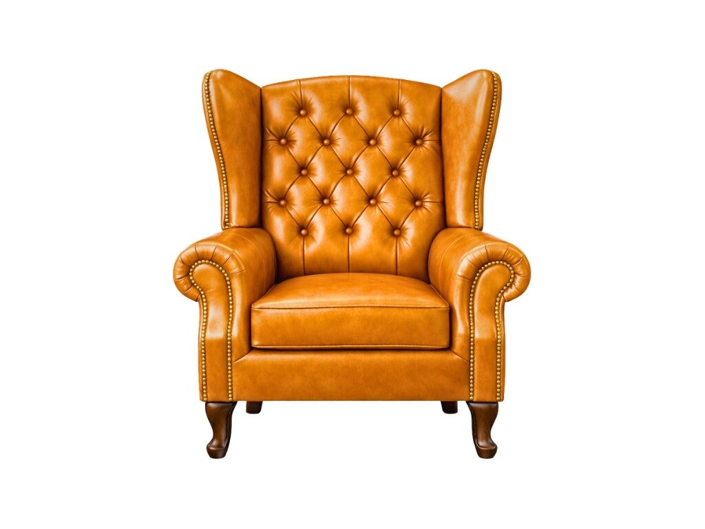 Chesterfield Fauteuil Cognac