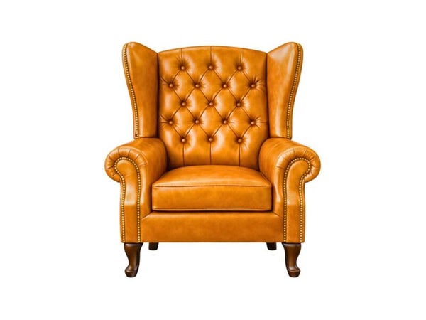 Chesterfield Fauteuil Cognac