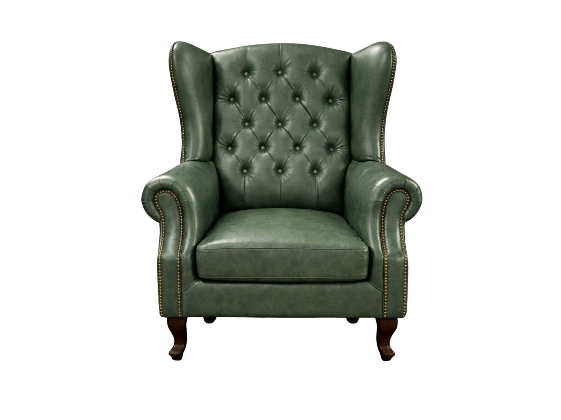 Chesterfield Fauteuil Groen