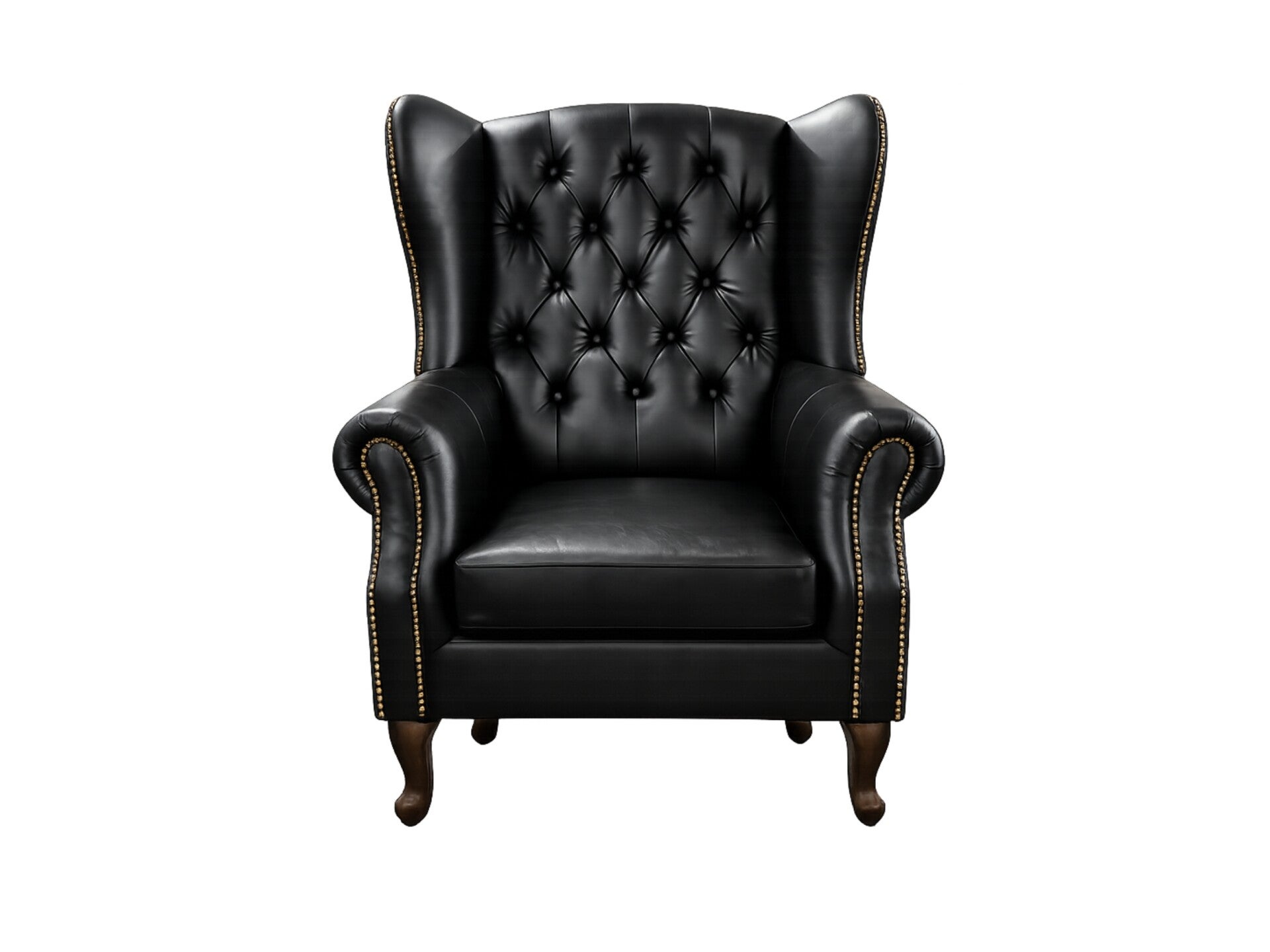 Chesterfield Fauteuil Zwart