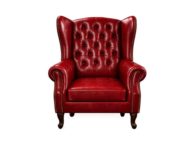 Chesterfield Fauteuil Rood