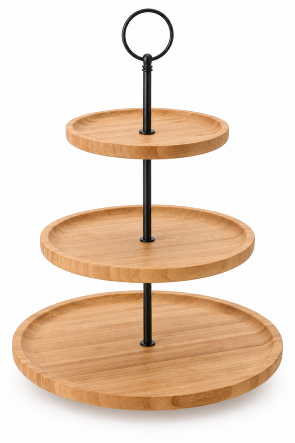 Bamboe etagère - 3 laags