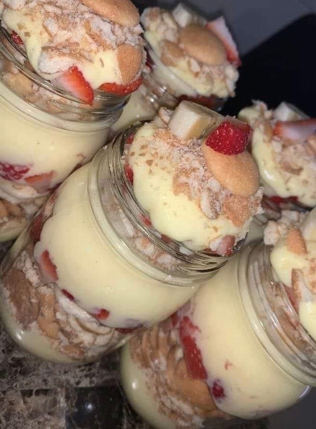 Strawberry Cheesecake Banana Pudding Jar (8 oz)