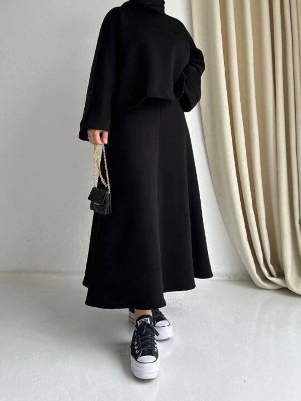 Luma skirt set black