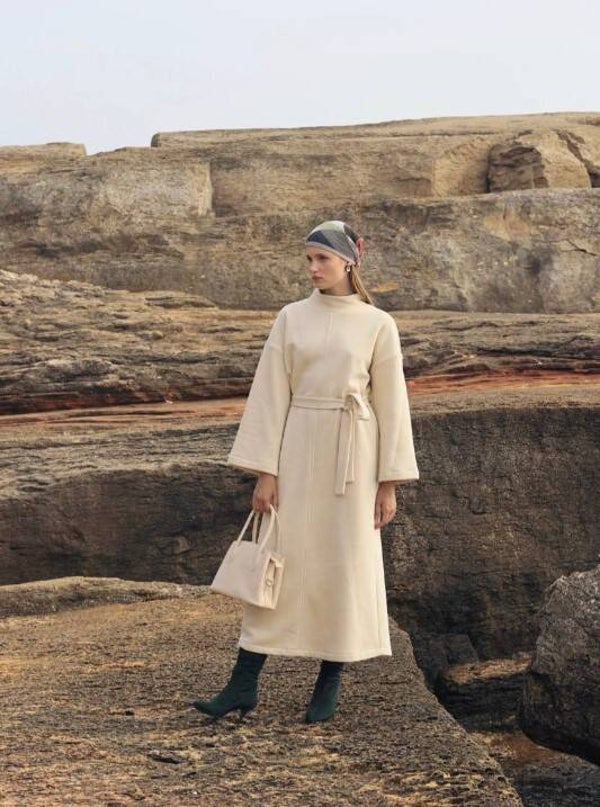 Oversize Maxi dress Bége