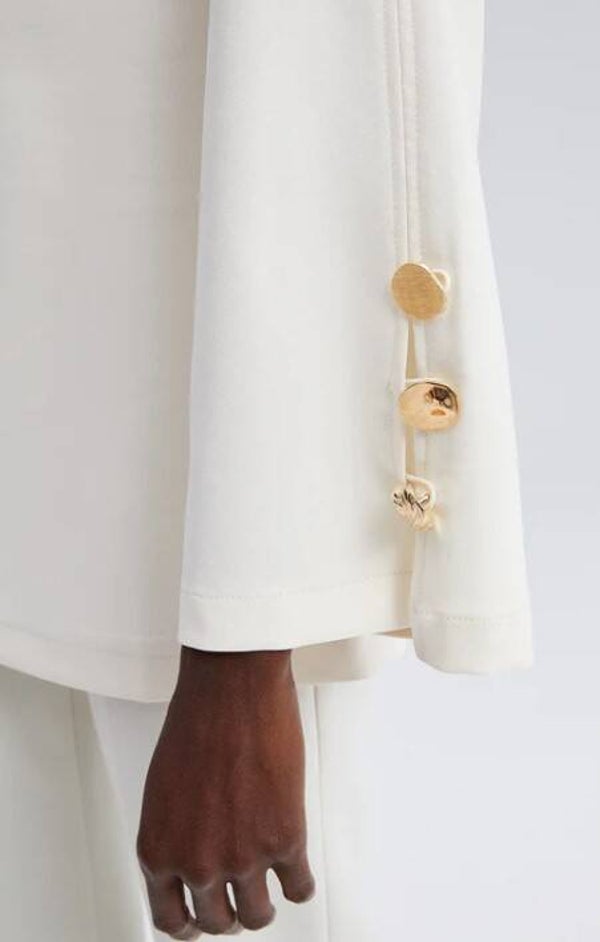 Studded poplin shirt