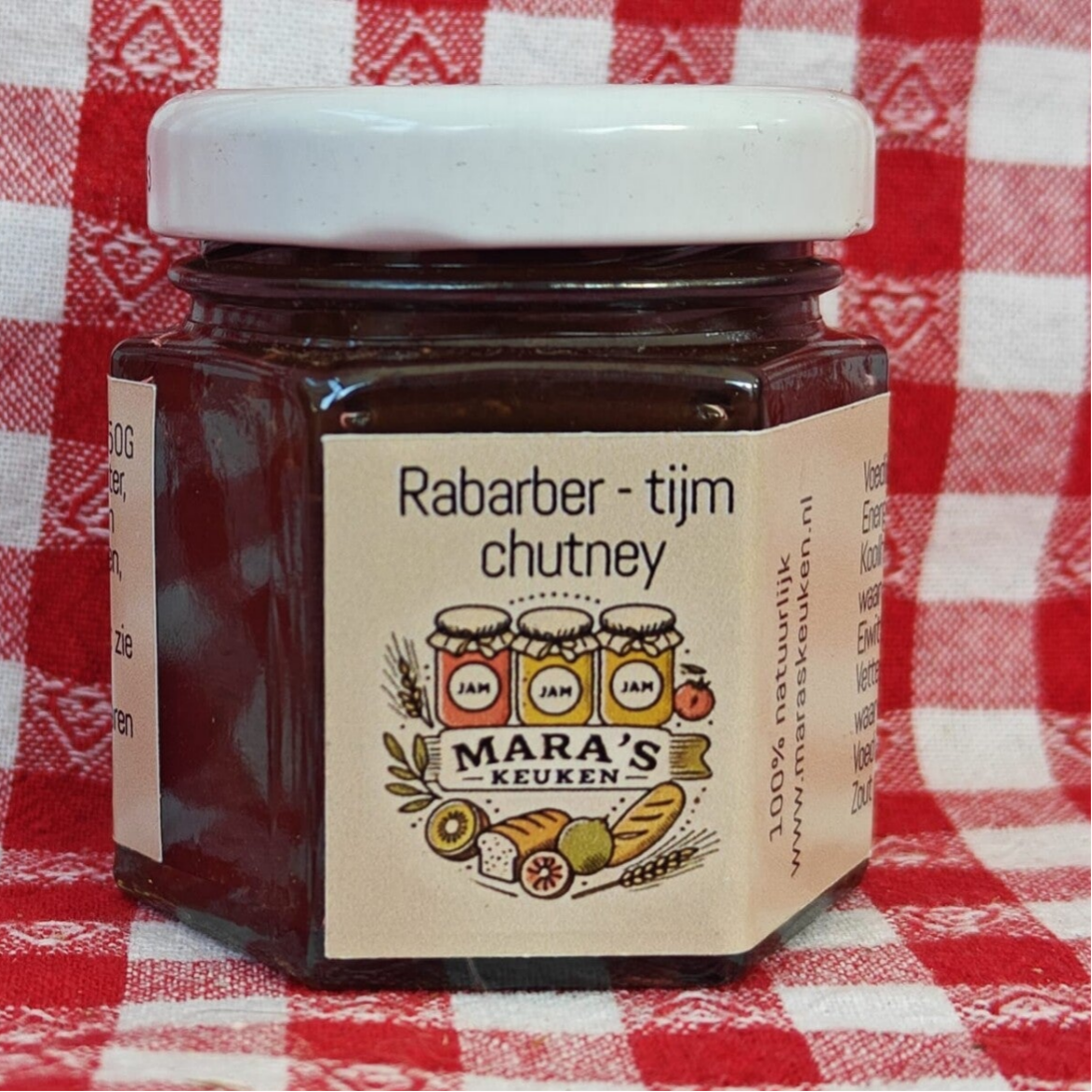 Rabarber tijm chutney