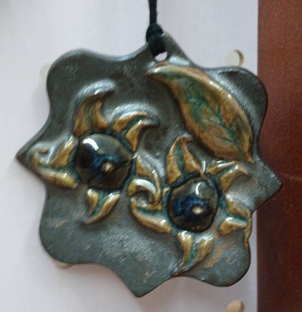 Summer Poison Plaque with Bella Donna (Deadly Nightshade)