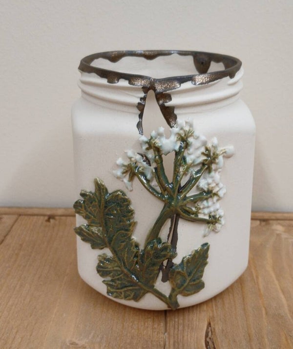 Hex Jam Jar with Hemlock