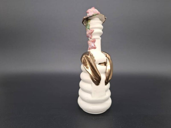 Little Woman - Antique Sauce Bottle & Honey Wand with Daphne