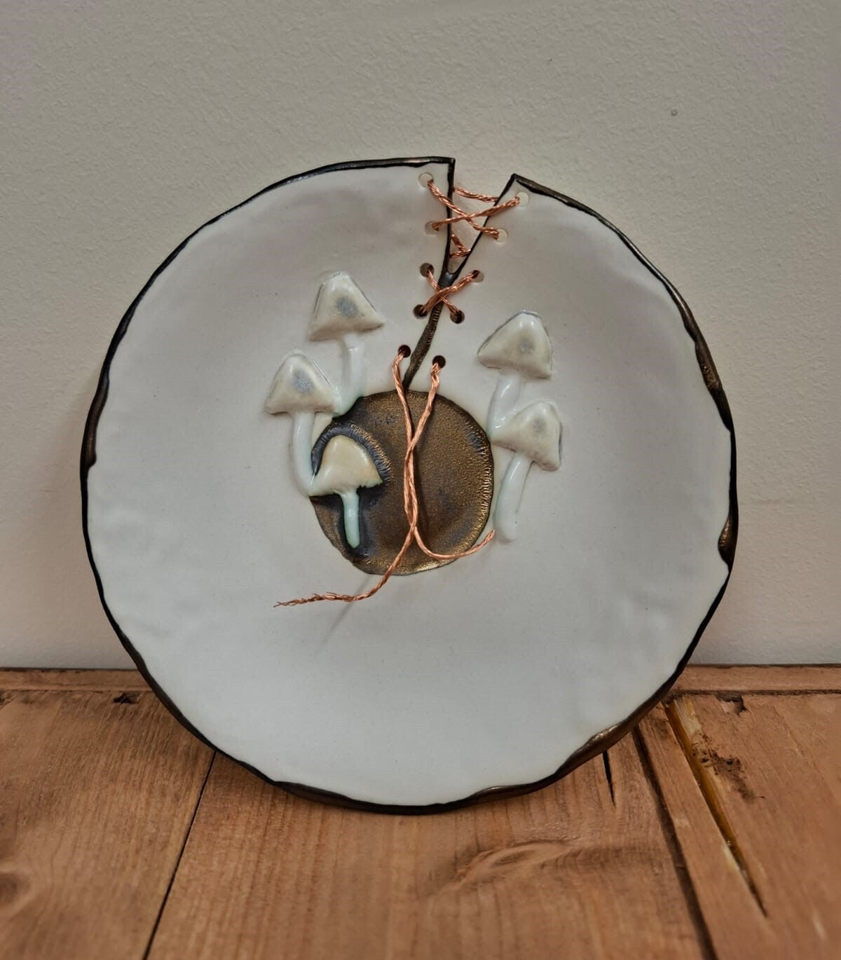 Saucer with Death Cap Mushrooms