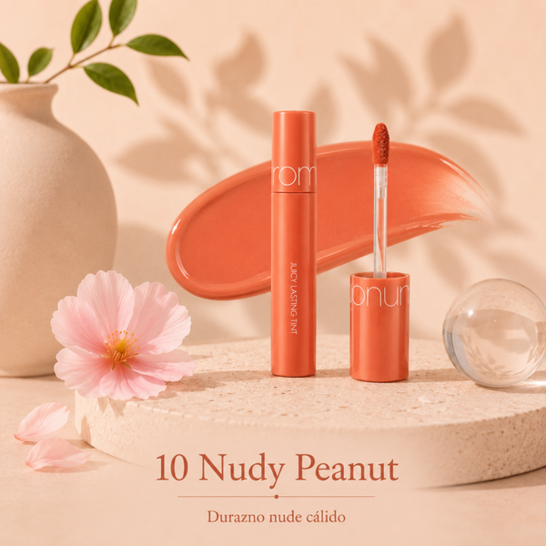 🥜 Rom&nd The Juicy Lasting Tint | Nudy Peanut