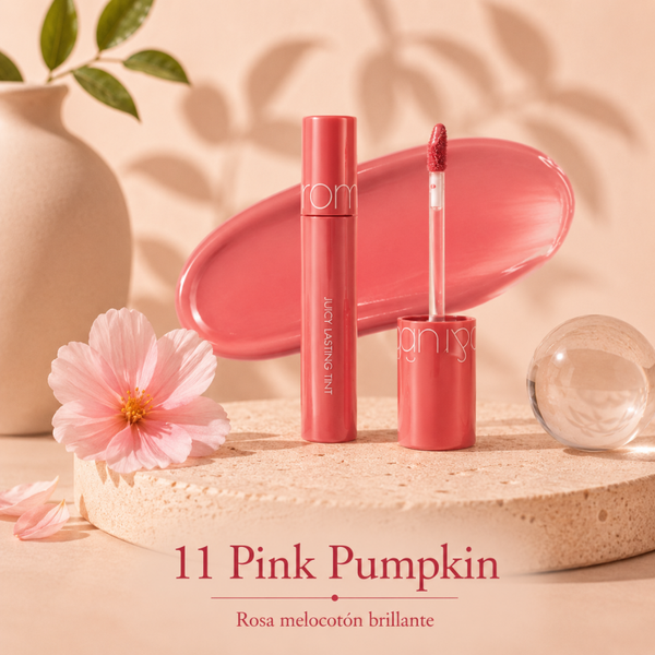 🌸 Rom&nd The Juicy Lasting Tint | Pink Pumpkin