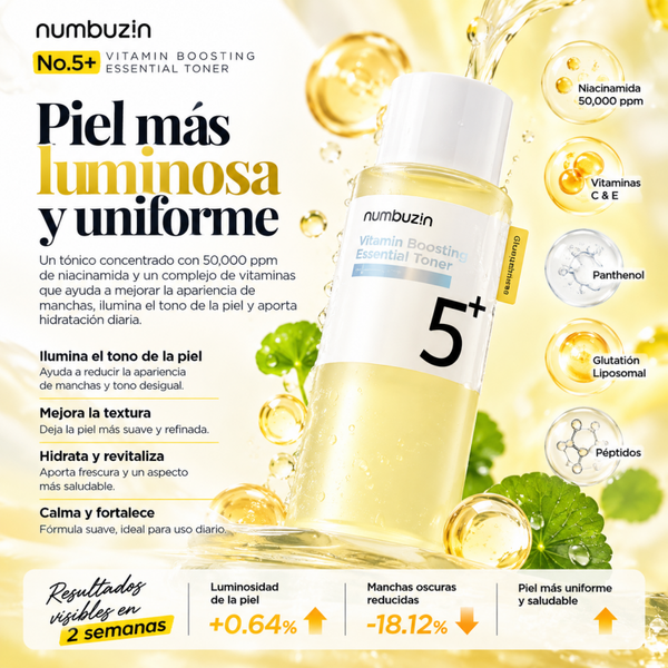 Numbuzin - No.5+ Glutathione Vitamin Boosting Toner