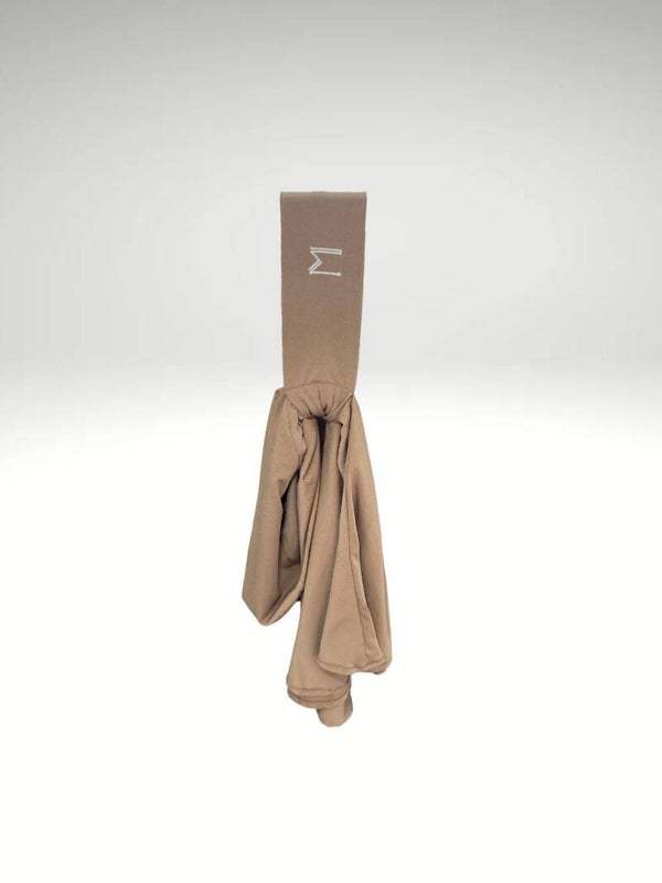 SIGNATURE HIJAB TAN EMBROIDERY