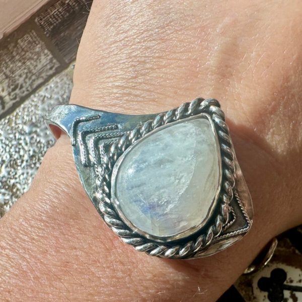 Moonstone Cuff