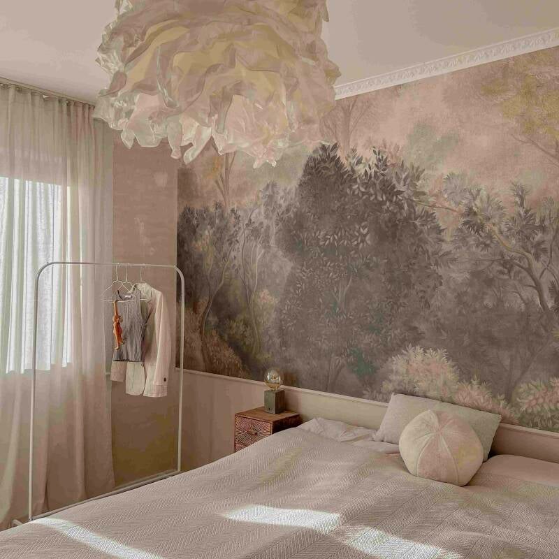 SueandStu Schlafzimmer Makeover mit Photowall