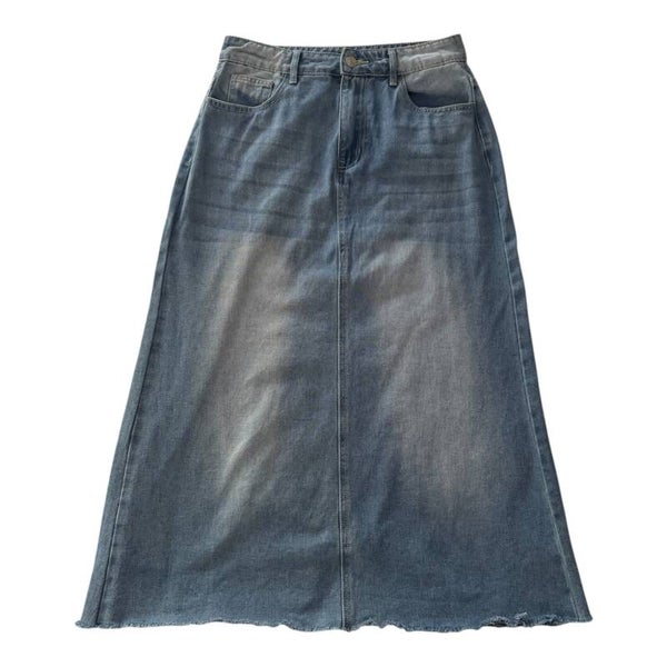 Jupe en jean bleu