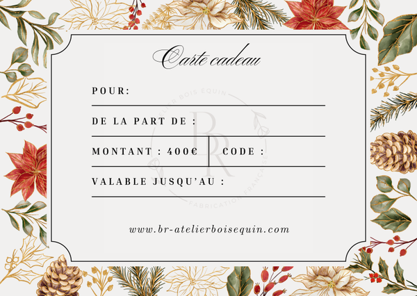 Carte cadeau édition "Hiver 2025" (400€)