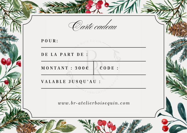Carte cadeau édition "Hiver 2025" (300€)