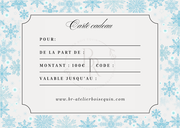Carte cadeau édition "Hiver 2025" (100€)