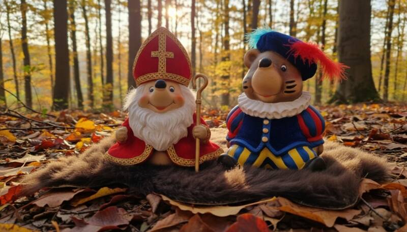 Sinterklaas en Piet egels