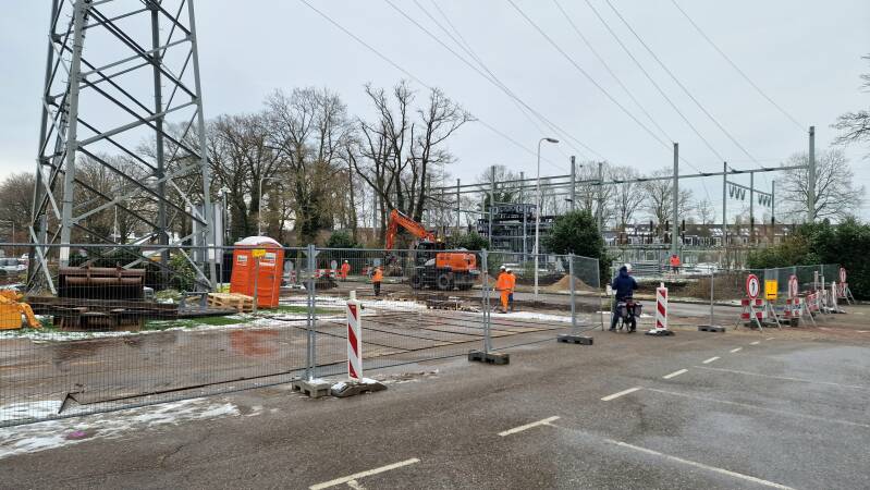 Verkabelen hoogspanningsverbinding onder Westdorplaan in Raalte
