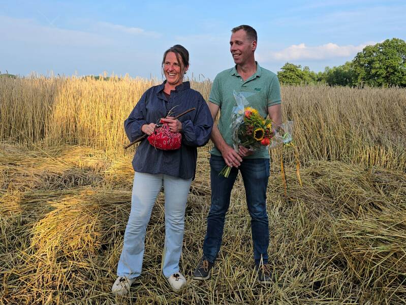 Roggemaaiersavond Ellis Lugtenberg uit Olst is de Sallandse Boer 2025