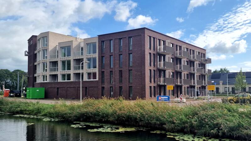 Het nieuwe appartementencomplex in Raalte