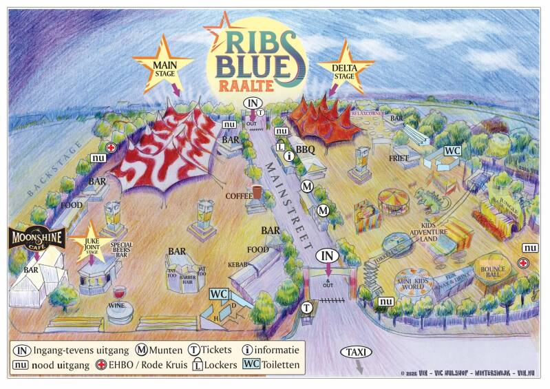 Ribs & Blues plattegrond 2026