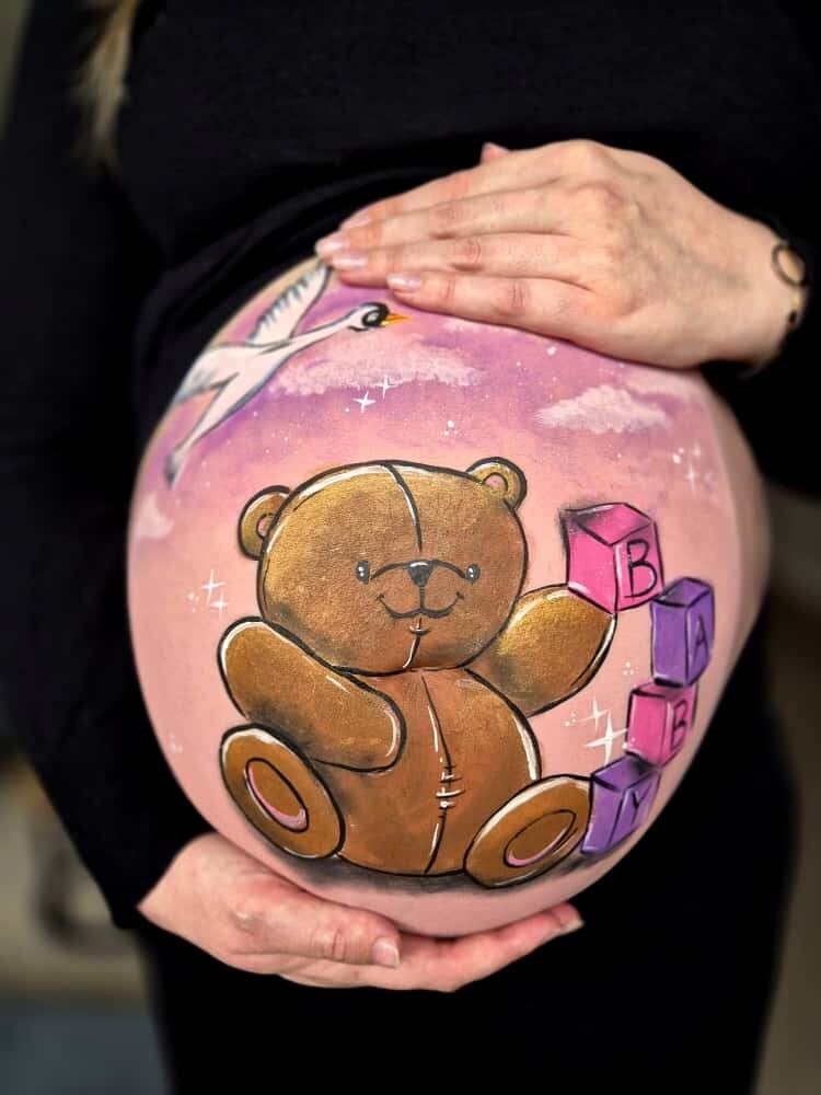 Buikschildering Nijmegen winnie de poeh