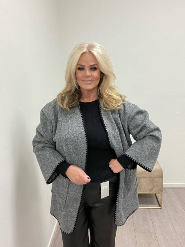 Jas vest grijs totieme