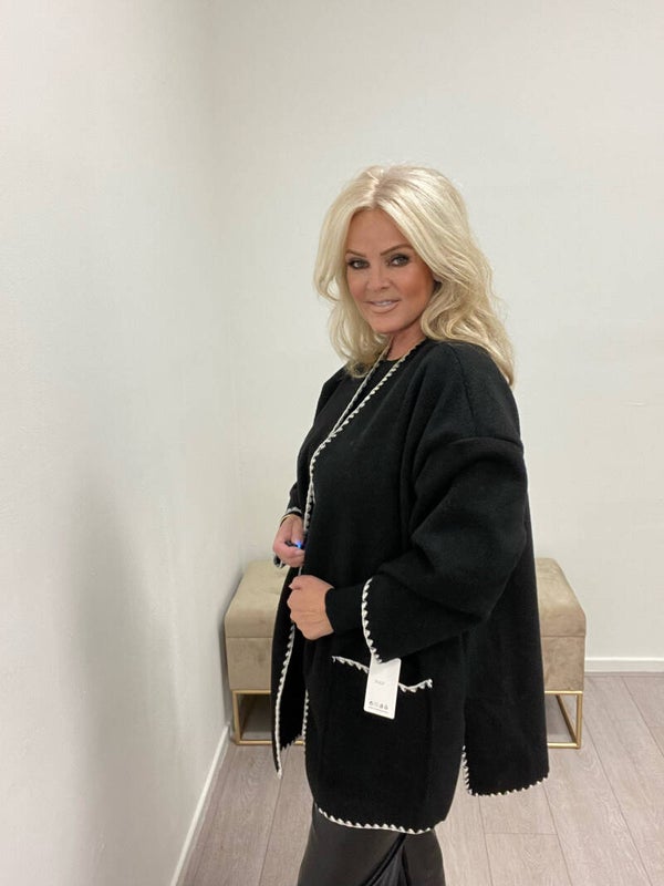 Jas vest zwart totieme