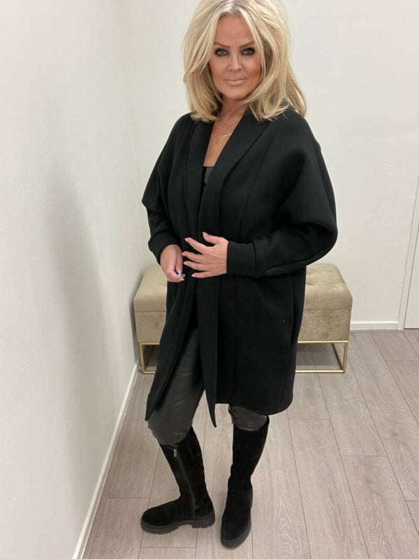 Plain cardigan black