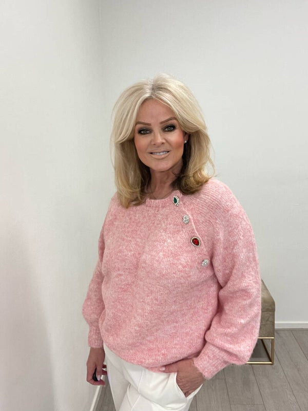 Lana sweater pink crystal