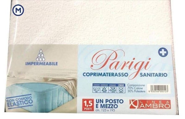 COPRIMATERASSO SANITARIO IN PVC LINEA AMBRO