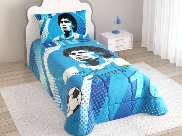 Trapunta singola art Maradona  singola in stampa digitale