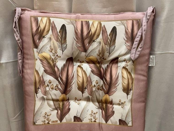 Cuscino Sedia 50x50 cm IRGE con Lacci – Stampa Digitale Made in Italy