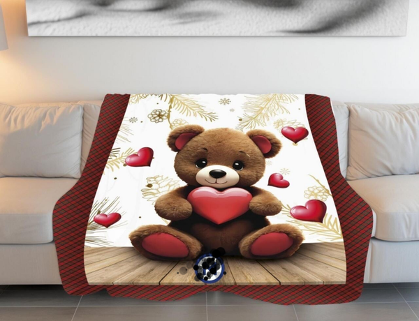 -PREORDINE- Plaid in Stampa Digitale 4K con Retro in Lana Merinos – 130x170 cm