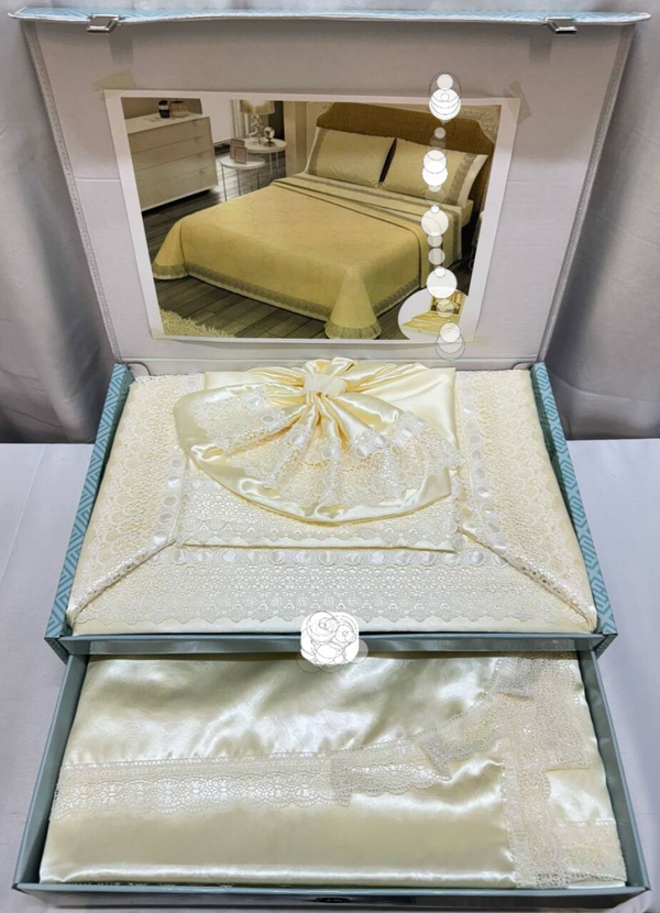 Coordinato Letto Matrimoniale 5 Pezzi “Riviera” - Eleganza e Qualità Made in Italy