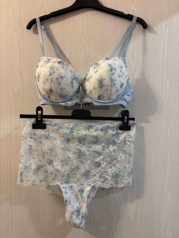 Love and Bra Flower Party | Balconcino + Culotte Vita Alta Brasiliana | Intimo Donna Elegante