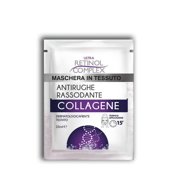 MASCHERA VISO IN TESSUTO CON COLLAGENE 25 ml