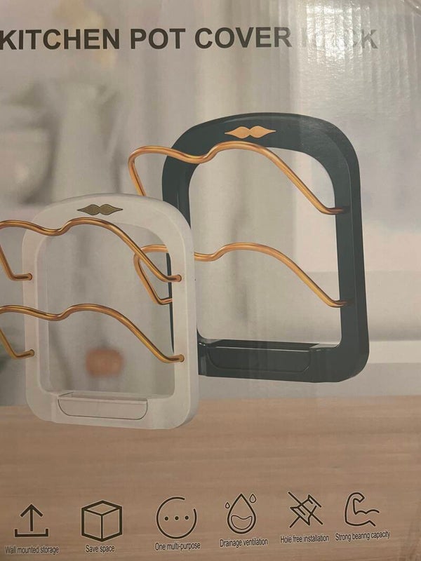 Porta Coperchi da Cucina da Parete Organizza